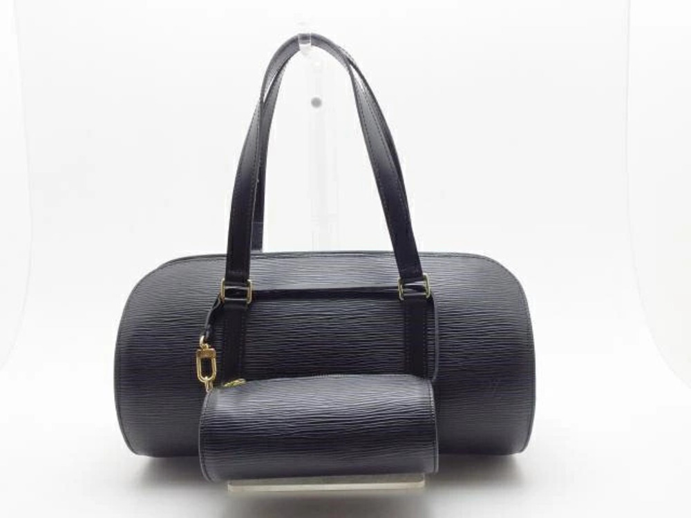 LOUIS VUITTON handbag Soufflot Epi leather Noir Black